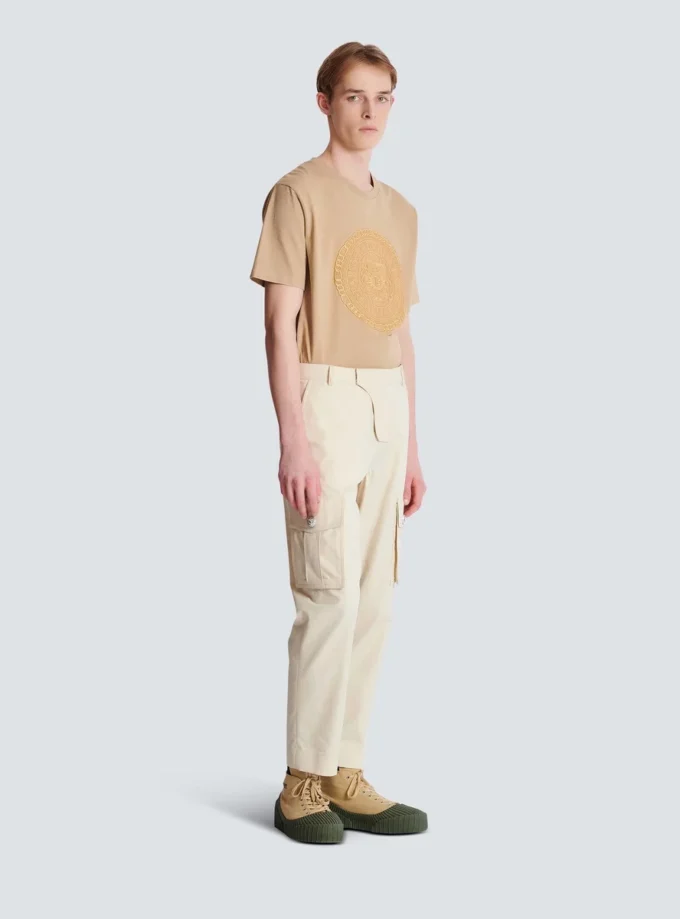 Pantaloni cargo in cotone