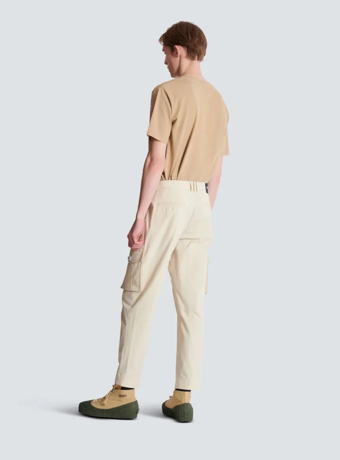 Pantaloni cargo in cotone