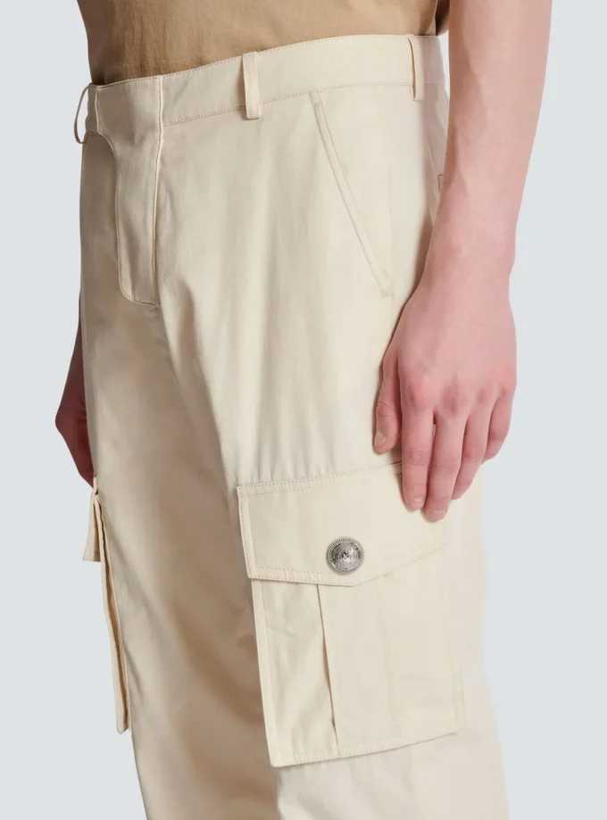 Pantaloni cargo in cotone