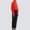 Pantaloni cargo in lana grain de poudre Pantaloni cargo in lana grain de poudre