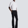Pantaloni con pinces in grana di polvere Pantaloni con pinces in grana di polvere
