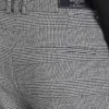 Pantaloni con pinces in lana Principe di Galles Pantaloni con pinces in lana Principe di Galles
