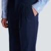 Pantaloni con pinces in twill di cotone Pantaloni con pinces in twill di cotone