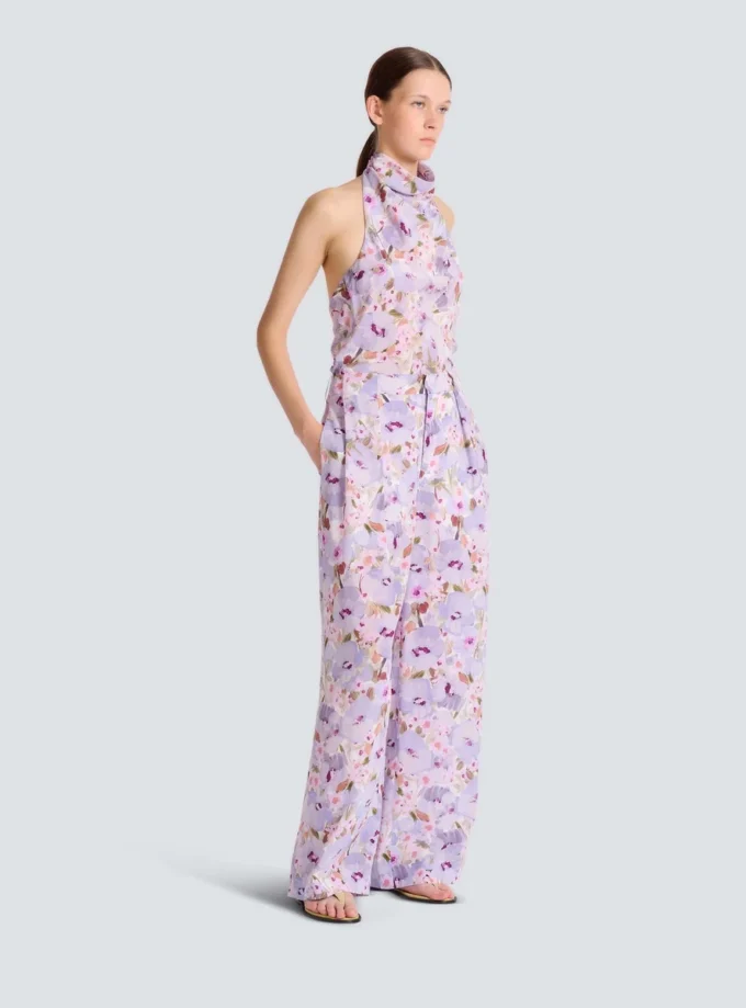 Pantaloni con stampa Poppy Flower Pantaloni con stampa Poppy Flower