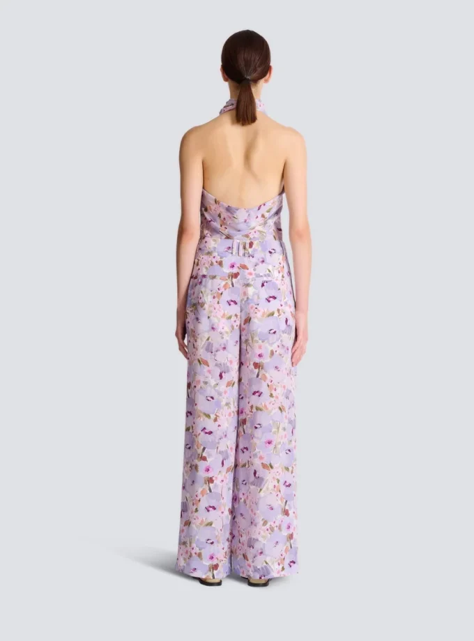 Pantaloni con stampa Poppy Flower Pantaloni con stampa Poppy Flower