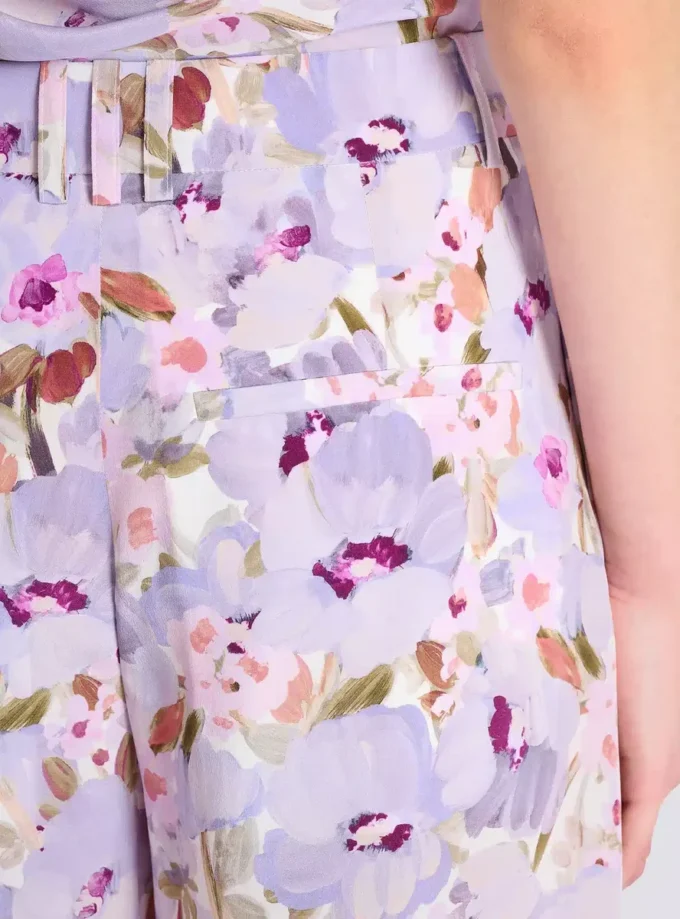 Pantaloni con stampa Poppy Flower Pantaloni con stampa Poppy Flower