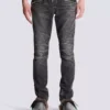 Pantaloni da motociclista slim fit in denim Pantaloni da motociclista slim fit in denim