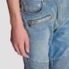Pantaloni da motociclista slim fit in denim Pantaloni da motociclista slim fit in denim