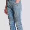 Pantaloni da motociclista slim fit in denim Pantaloni da motociclista slim fit in denim