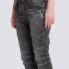 Pantaloni da motociclista slim fit in denim Pantaloni da motociclista slim fit in denim