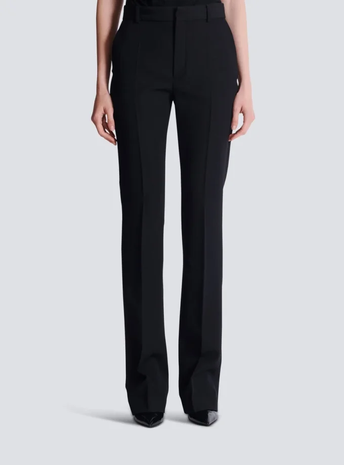 Pantaloni dritti grain de poudre