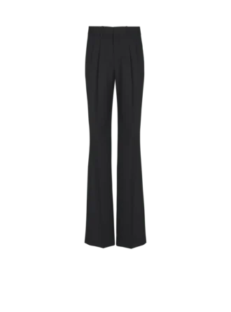 Pantaloni dritti in lana