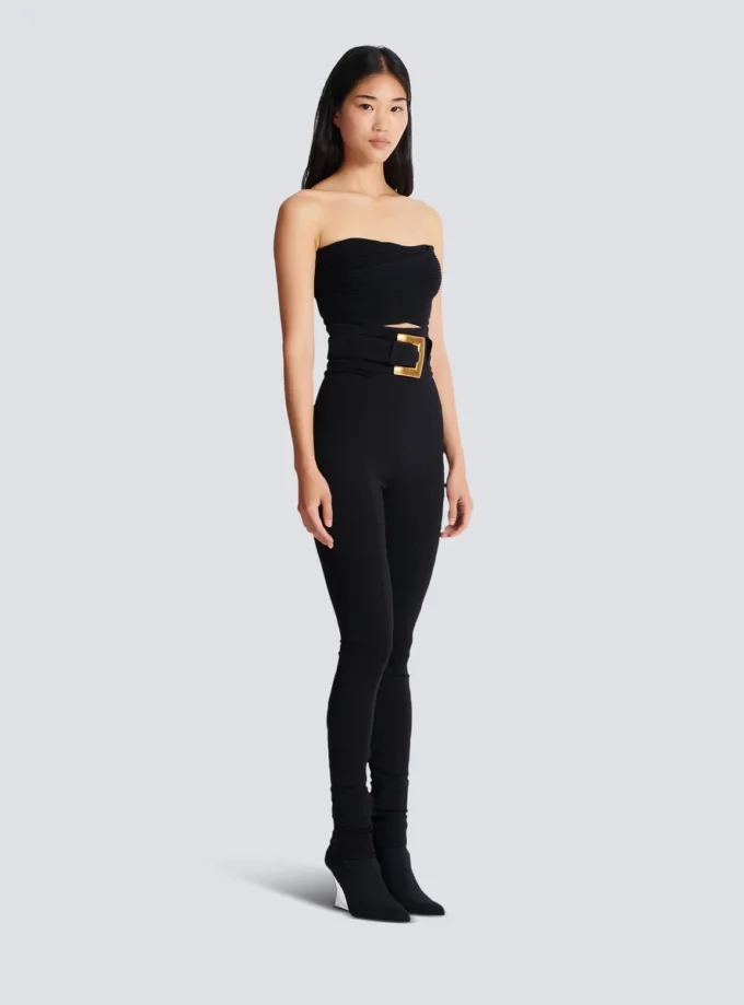 Pantaloni elasticizzati con cintura Pantaloni elasticizzati con cintura
