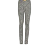 Pantaloni elasticizzati in jacquard Principe di Galles Pantaloni elasticizzati in jacquard Principe di Galles
