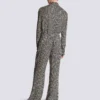 Pantaloni fluidi con monogramma