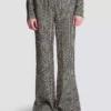 Pantaloni fluidi con monogramma