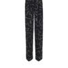 Pantaloni in crêpe con motivo Constellation in strass Pantaloni in crêpe con motivo Constellation in strass