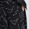 Pantaloni in crêpe con motivo Constellation in strass Pantaloni in crêpe con motivo Constellation in strass