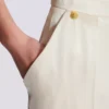 Pantaloni in seta a vita alta Pantaloni in seta a vita alta
