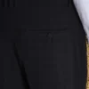 Pantaloni sartoriali dritti in crêpe ricamato Pantaloni sartoriali dritti in crêpe ricamato