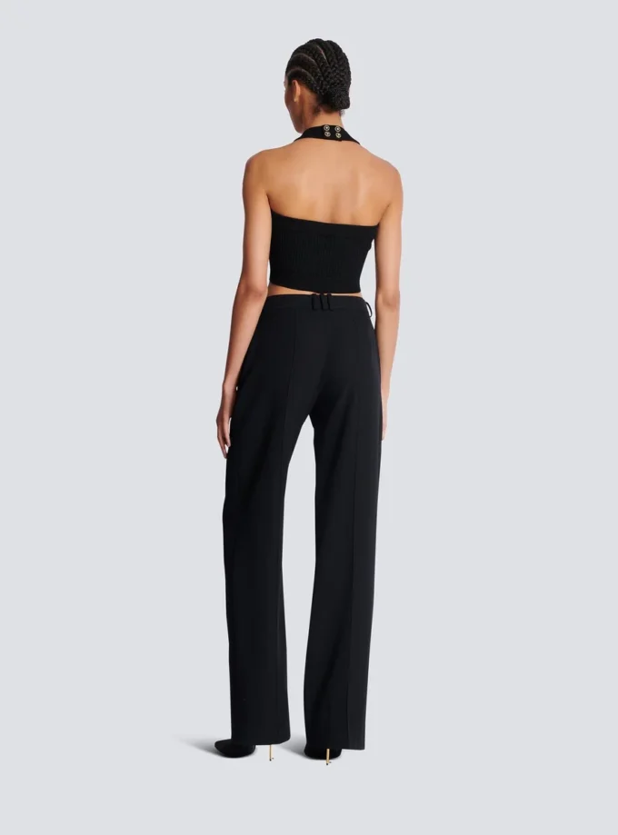 Pantaloni sartoriali grain de poudre Pantaloni sartoriali grain de poudre