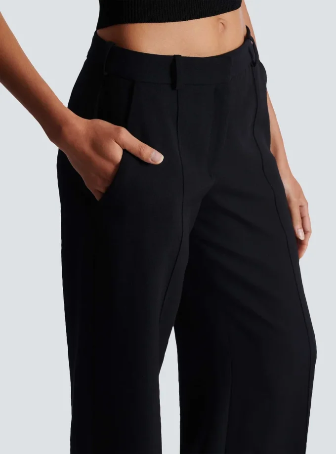 Pantaloni sartoriali grain de poudre Pantaloni sartoriali grain de poudre