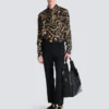 Pantaloni sartoriali in lana a gamba dritta Pantaloni sartoriali in lana a gamba dritta