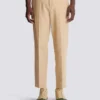 Pantaloni sartoriali in tela a gamba dritta Pantaloni sartoriali in tela a gamba dritta