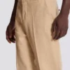 Pantaloni sartoriali in tela a gamba dritta Pantaloni sartoriali in tela a gamba dritta