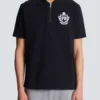 Polo a maniche corte con emblema College Polo a maniche corte con emblema College