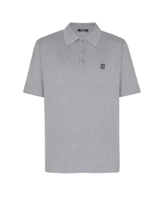 Polo in cotone ricamato Polo in cotone ricamato