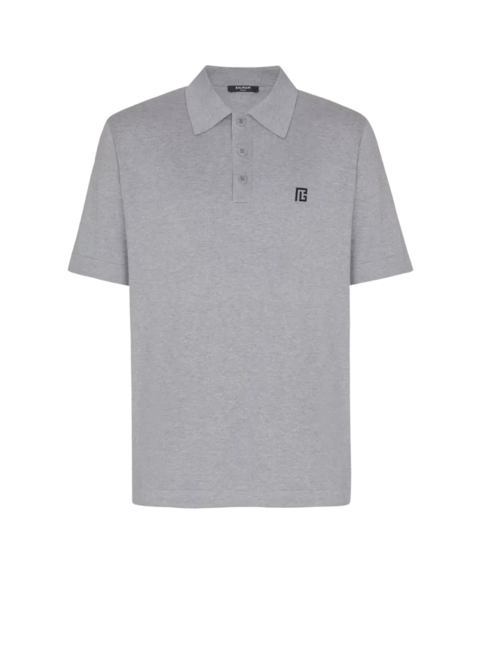 Polo in cotone ricamato Polo in cotone ricamato