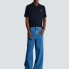 Polo in cotone ricamato Polo in cotone ricamato