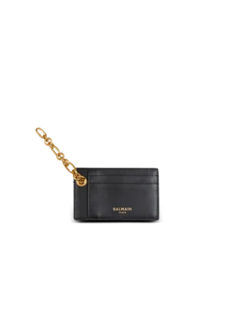 Portacarte jacquard con monogramma Pulse
