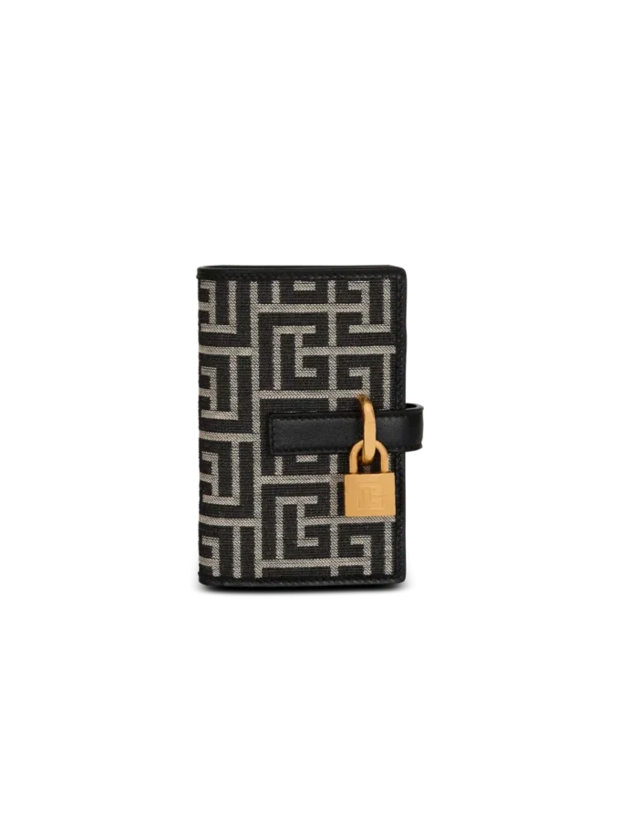 Portacarte Pulse Holder monogram jacquard
