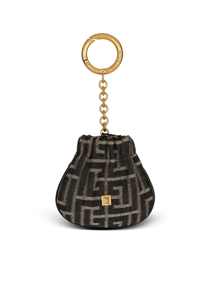 Portachiavi jacquard con monogramma Pulse