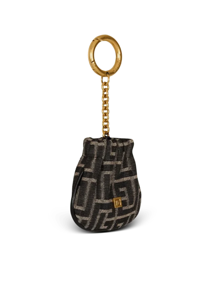 Portachiavi jacquard con monogramma Pulse
