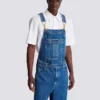 Salopette in denim blu scuro
