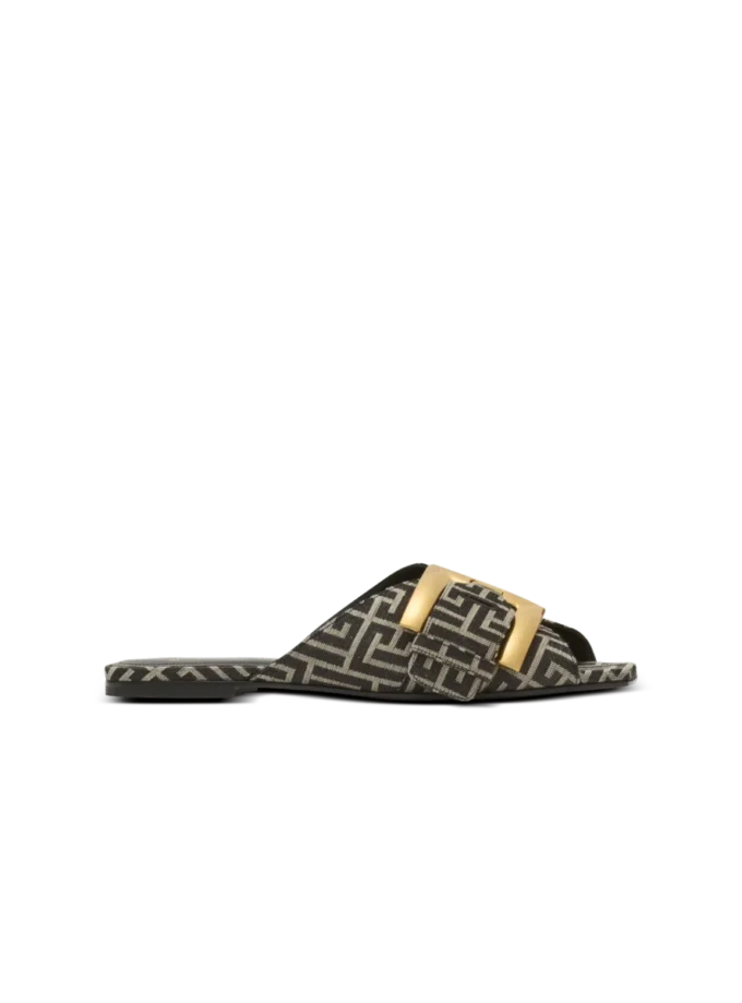 Sandali Anthem piatti in jacquard monogramma Sandali Anthem piatti in jacquard monogramma