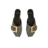 Sandali Anthem piatti in jacquard monogramma Sandali Anthem piatti in jacquard monogramma