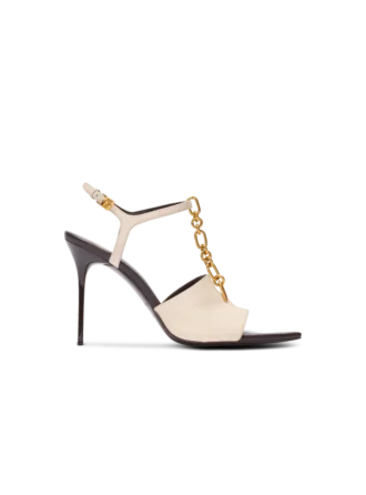 Sandali in pelle Sync con tacco