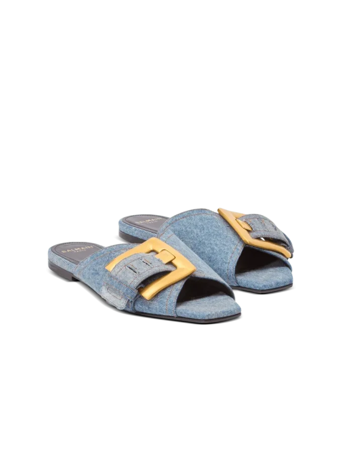Sandali piatti in denim Anthem Sandali piatti in denim Anthem