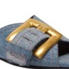 Sandali piatti in denim Anthem Sandali piatti in denim Anthem
