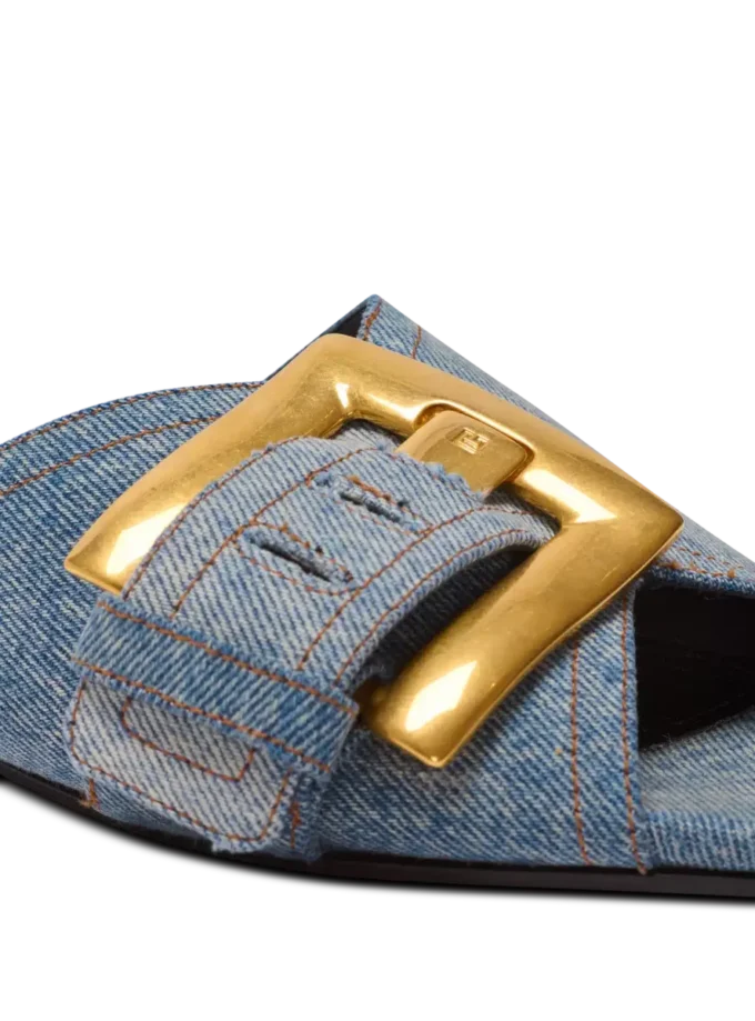 Sandali piatti in denim Anthem Sandali piatti in denim Anthem