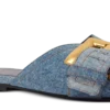 Sandali piatti in denim Anthem Sandali piatti in denim Anthem