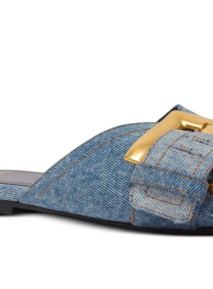 Sandali piatti in denim Anthem Sandali piatti in denim Anthem