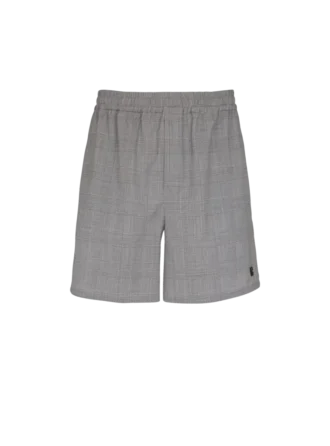 Shorts comodi in raso Principe di Galles