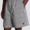 Shorts comodi in raso Principe di Galles Shorts comodi in raso Principe di Galles