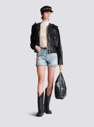 Shorts corti in denim Diamond