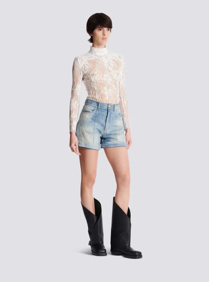 Shorts corti in denim Diamond Shorts corti in denim Diamond
